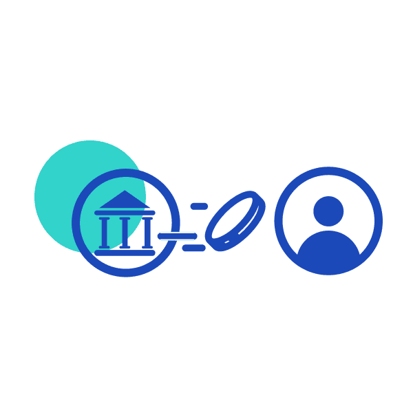 Pictogram of a bank account statement